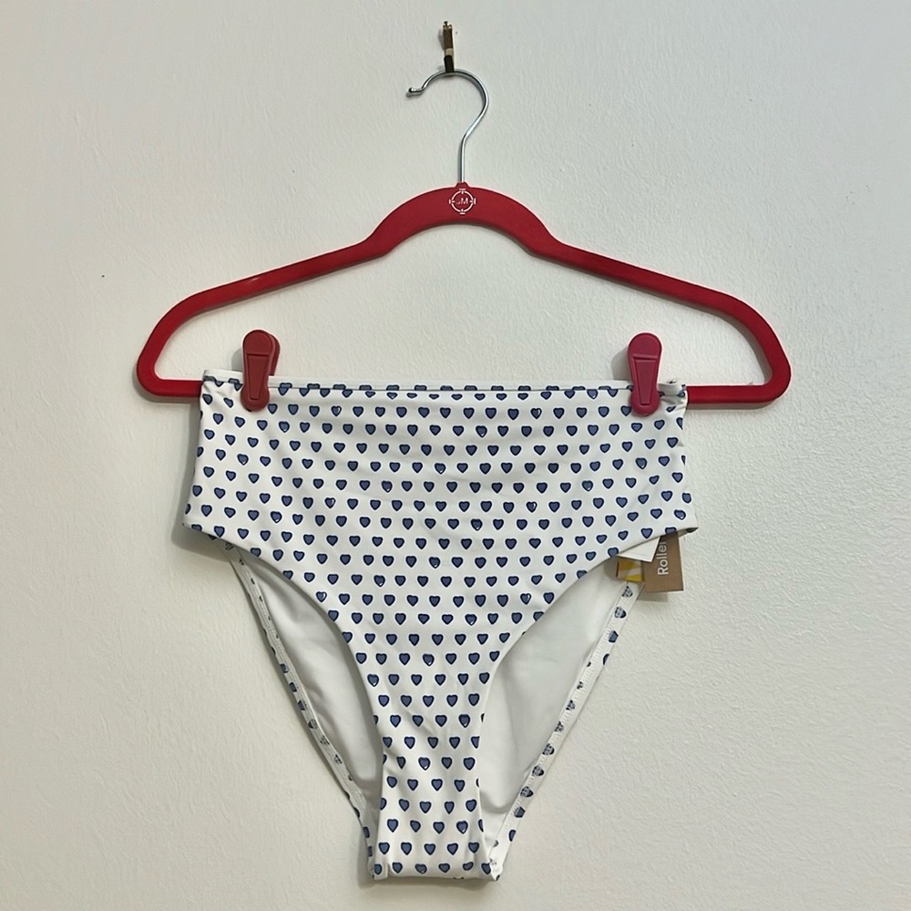 Roller Rabbit Hearts High Waisted Swim Bottom